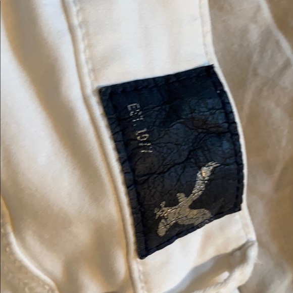 All white american eagle jegging jeans size 0 - Picture 4 of 6